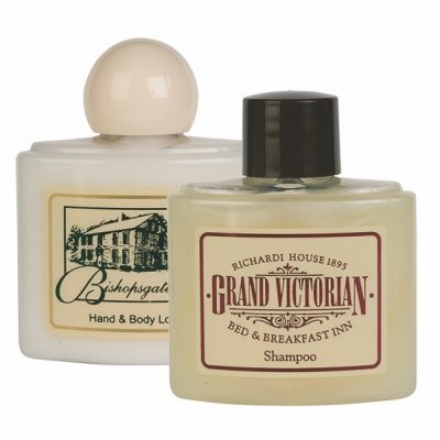 Wildflower Hand & Body Lotion 1 1/2 Oz. Wide Oval Bottle w/ Cylindrical Cap