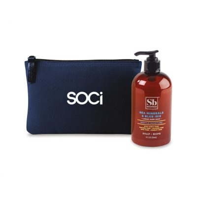 Soapbox® Healthy Hands Gift Set - Navy Blue-Sea Minerals & Blue Iris