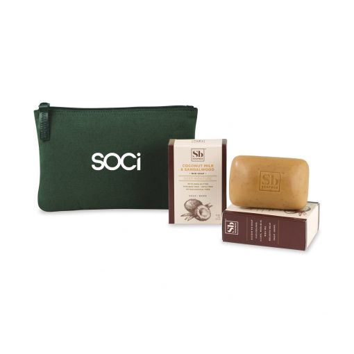 Soapbox® Nourish & Restore Gift Set - Deep Forest Green-Coconut Milk & Sandalwood