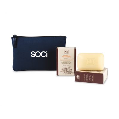 Soapbox® Nourish & Restore Gift Set - Navy Blue-Citrus & Peach Rose