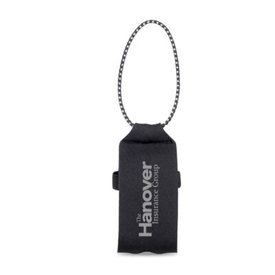 Portable Neoprene Hand Sanitizer Holder - Black