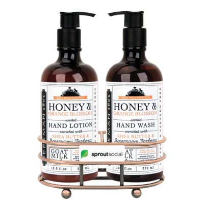 Beekman 1802® Honey & Orange Blossom Soap & Lotion Gift Set - Bronze - Beekman
