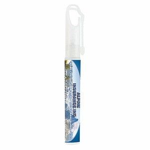 "SprayClip" 10 ml. Antibacterial Hand Sanitizer Spray Pump Bottle with Carabiner Clip Cap (OVERSEAS-2