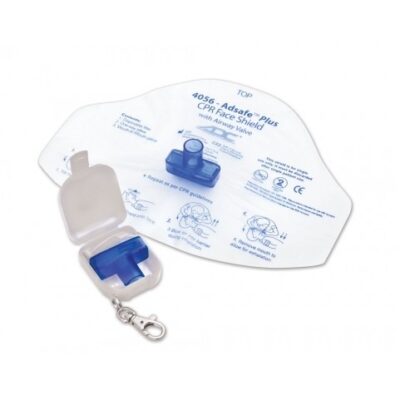 Adsafe™ Plus Face Shield w/Keychain (White)-1