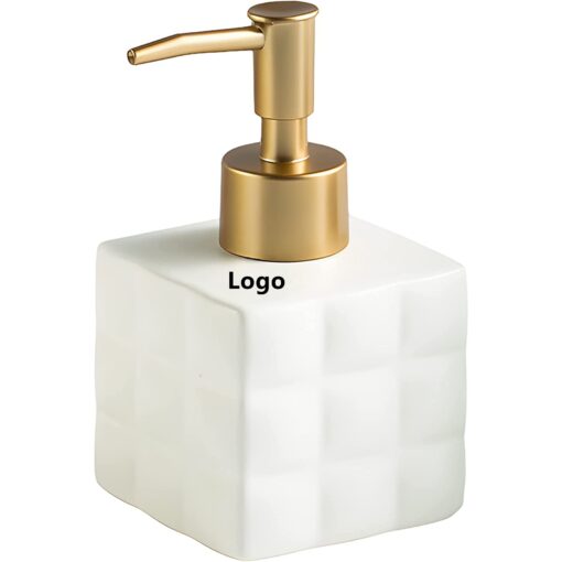 Ceramic Hand Soap Dispenser Lotion Dispenser Countertop Soap Dispensers for Hotel Bathroom-1
