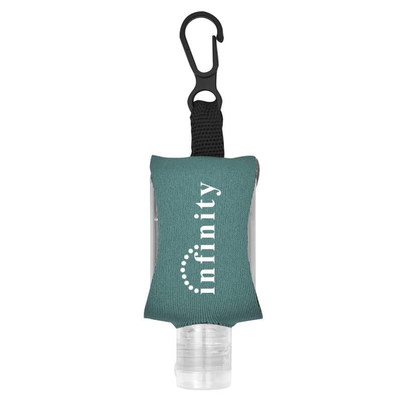 1 Oz. Hand Sanitizer With Eva Case And Clip - 9