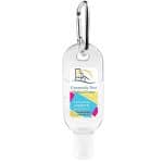 1.0 oz Hand Sanitizer Antibacterial Gel in Flip-Top Bottle with Carabiner