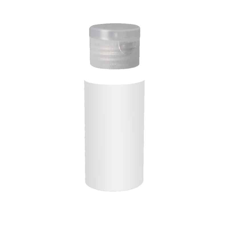 2 oz. Clear Sanitizer in Cylinder Bottle w/Clear Flip Top - 1