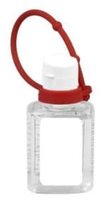 "SanPal S Connect" 0.5 oz Compact Hand Sanitizer Antibacterial Gel in Flip-Top Squeeze Bottle - 3