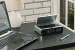 UV Sanitizer Desk Clock with Wireless Charging - 2