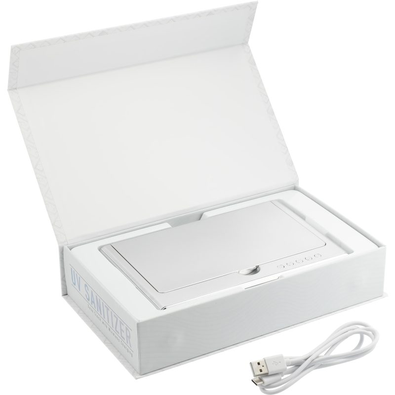 UV Sanitizer Desk Clock with Wireless Charging - 3
