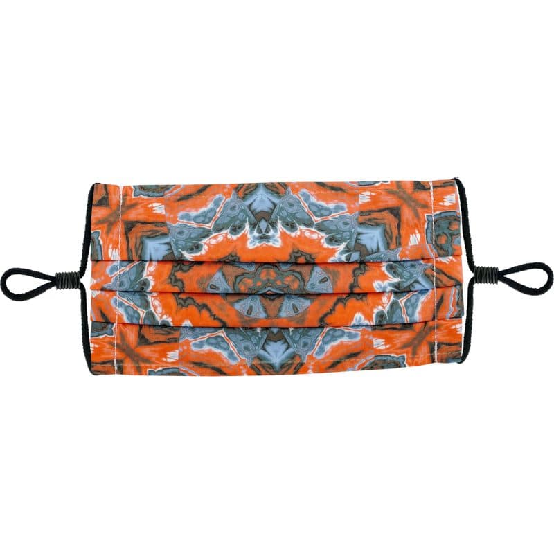 Full Color Pleated Face Mask - 2
