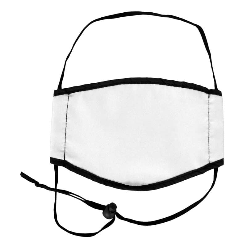 Lined Full Color Face Mask with Head Straps - 1