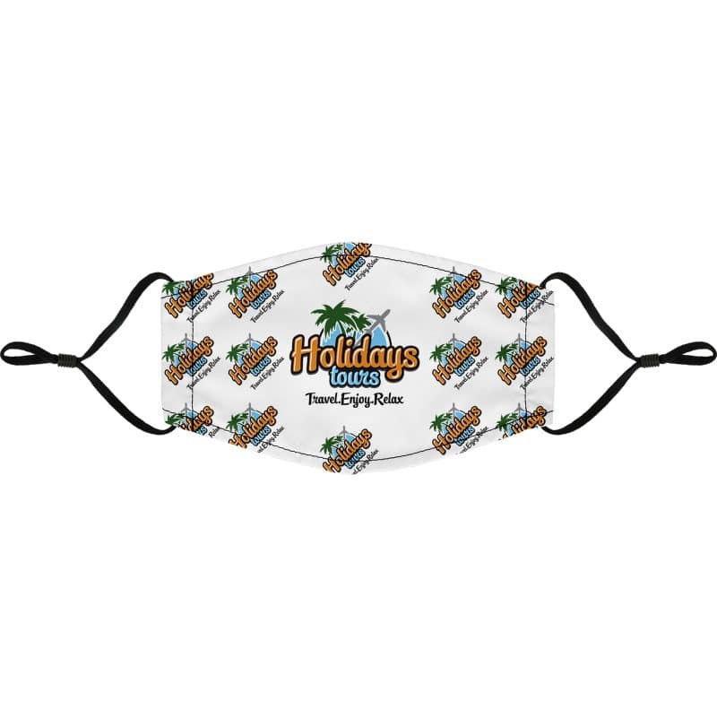 Slick Full Color Fabric Face Mask - 4