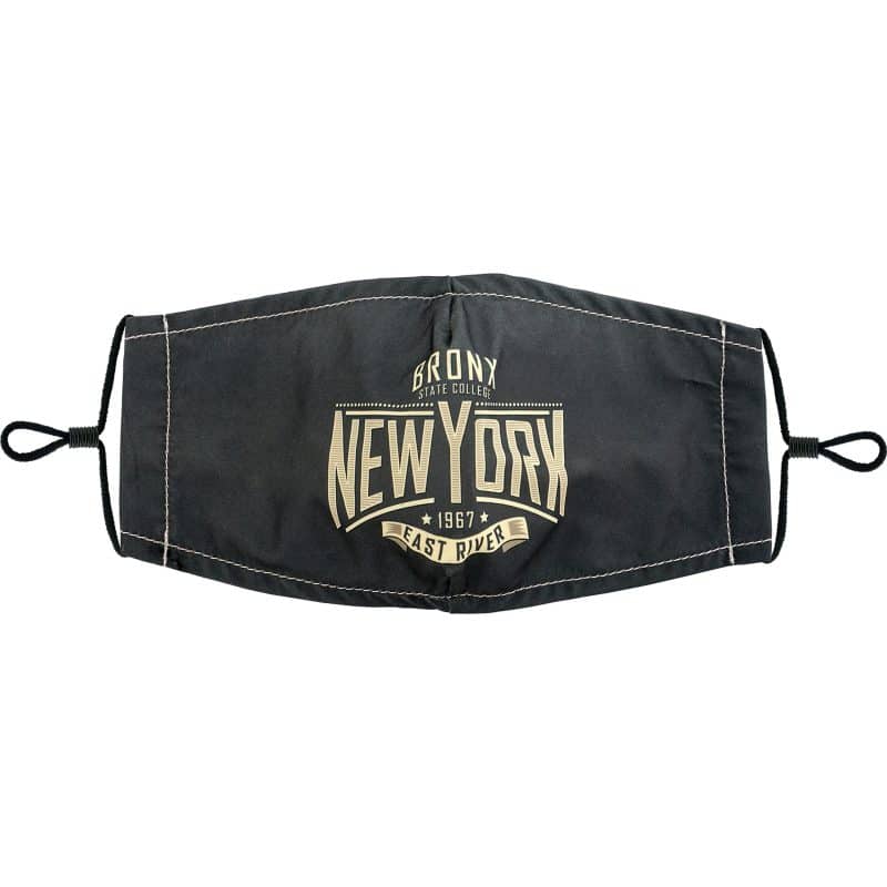 Smooth Full Color Fabric Face Mask - 3