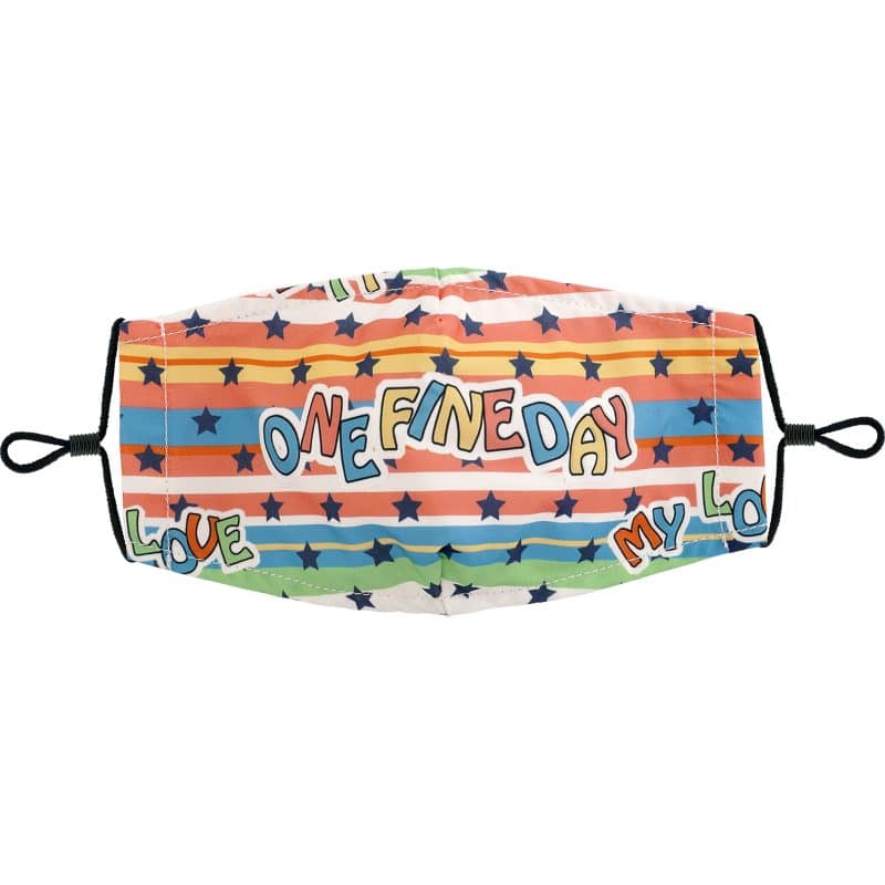 Smooth Full Color Fabric Face Mask - 4