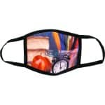 Two-Toned Full Color Fabric Face Mask - 1