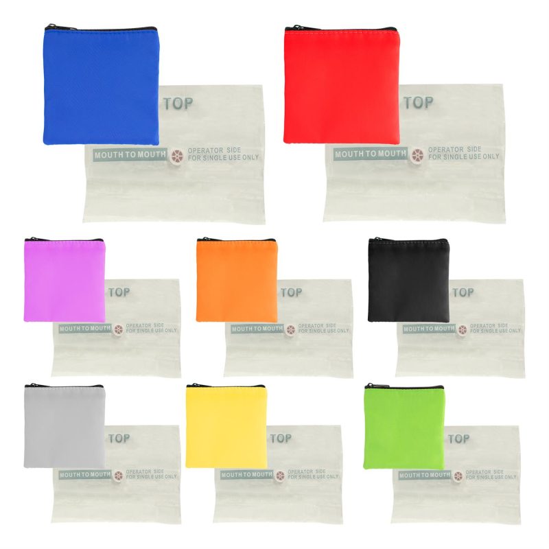 Colorful RPET CPR Face Shield Set - 1