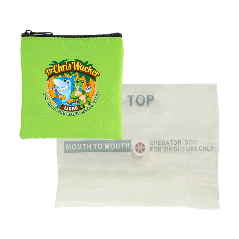 Colorful RPET CPR Face Shield Set - 8
