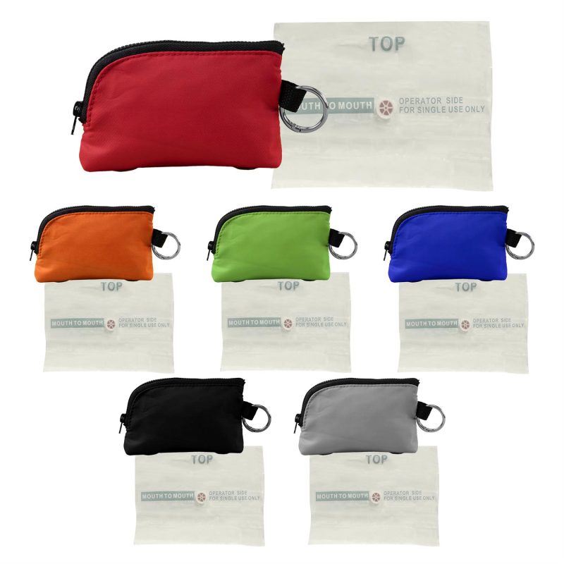 Zip Around CPR Face Shield Set - 1