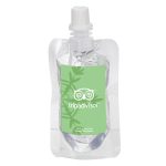 1 oz. Squeeze Pouch Clear Sanitizer - 3