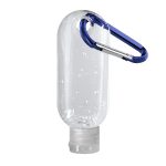 1.9 oz. Clear Sanitizer in Clear Bottle with Carabiner - 6