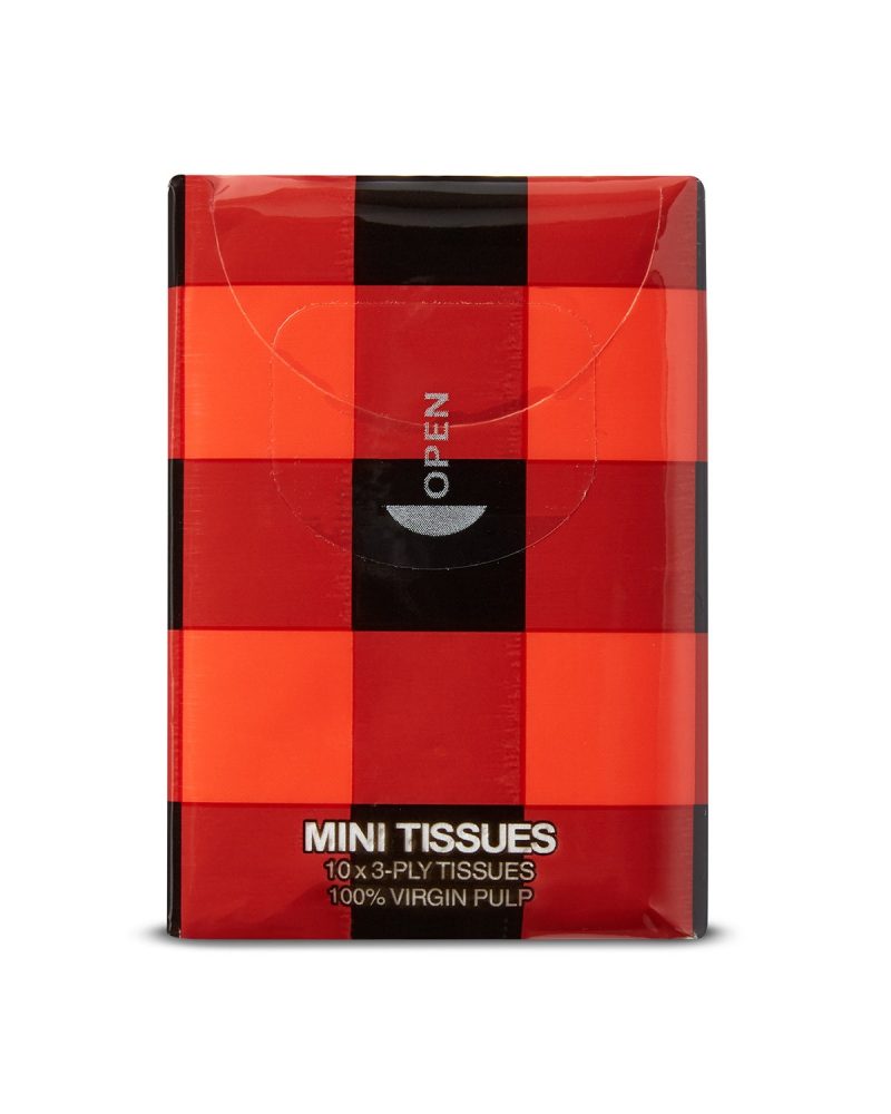 Mini Tissue Packet - Buffalo Plaid - 9