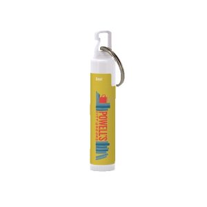 SPF 30 Soy Lip Balm with Metal Split-Ring