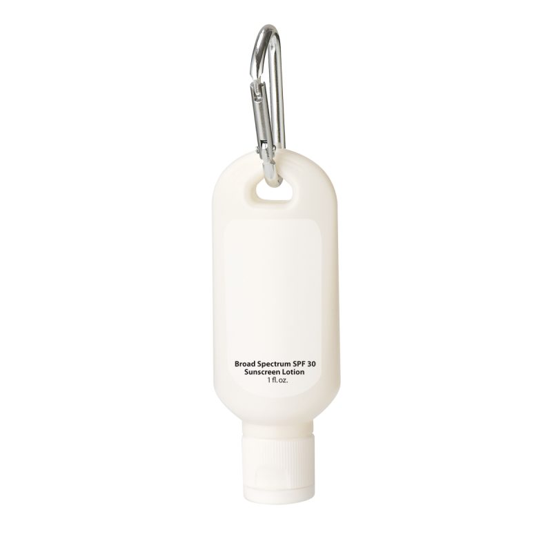 1 Oz. Spf 30 Sunscreen With Carabiner - 2