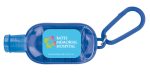 1 oz. Hand Sanitizer with Colorful Case and Carabiner - 1