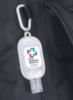 1 oz. Hand Sanitizer with Colorful Case and Carabiner - 6