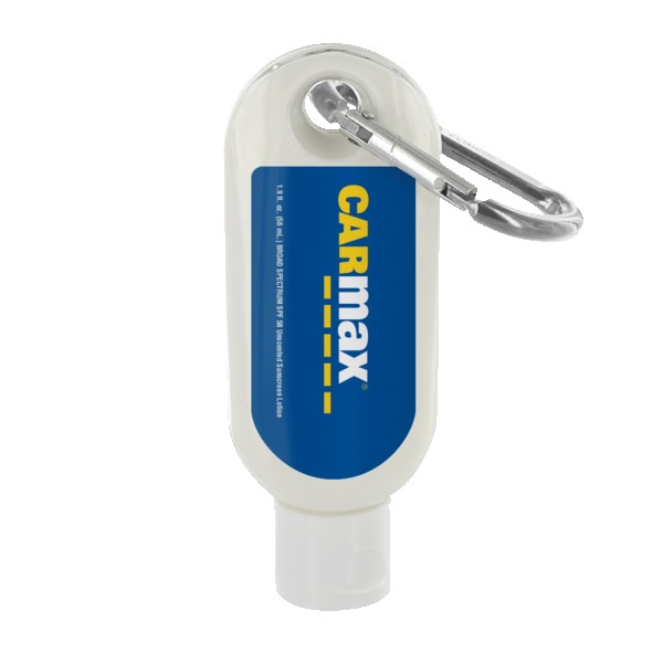 1.9 oz SPF 50 Sunscreen in Clear Bottle with Carabiner - 7