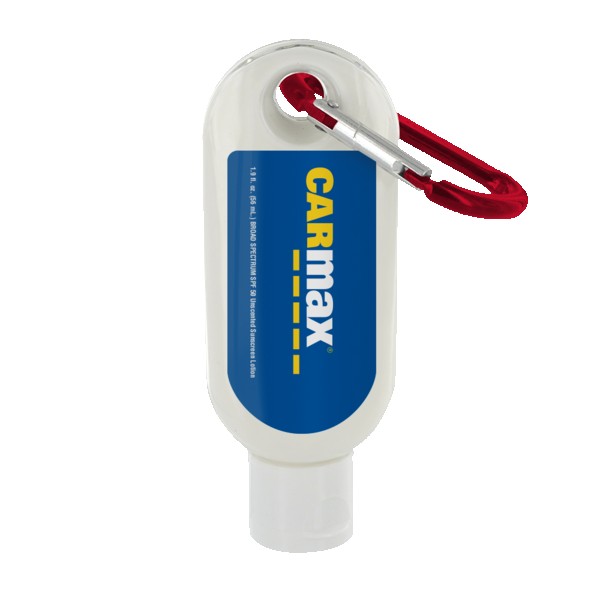 1.9 oz SPF 50 Sunscreen in Clear Bottle with Carabiner - 8