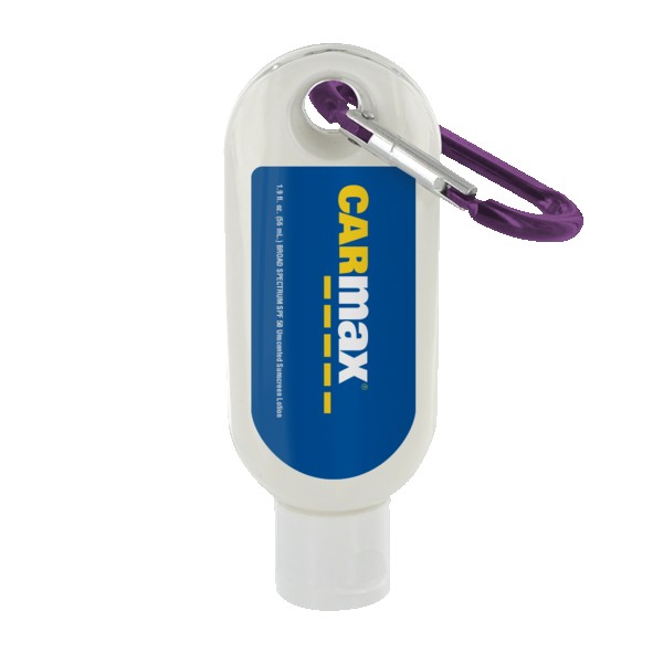 1.9 oz SPF 50 Sunscreen in Clear Bottle with Carabiner - 9
