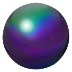 Metallic Rainbow Lip Moisturizer Ball - 1