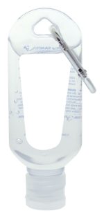 2 Oz. Hand Sanitizer Gel w/Carabiner - 3