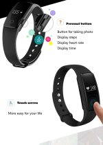 0.49 OLED Screen Heart Rate Monitoring Pedometer - 1