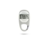 3D Walking Pedometer w/ Carabiner Clip - 3