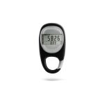 3D Walking Pedometer w/ Carabiner Clip - 4
