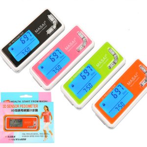 3D Waterproof Pedometer w/Blue Light Screen