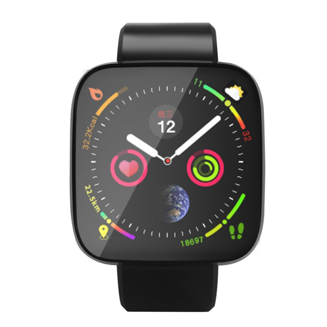 Full-Screen-Touch-Continuous-Heart-Rate-Bracelet-Pedometer-01765TL Full Screen Touch Continuous Heart Rate Bracelet Pedometer