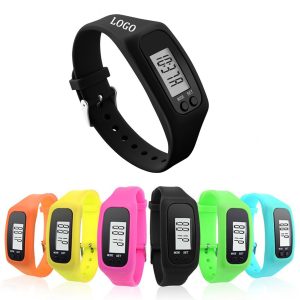 LCD Display Pedometer Watch