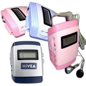 Portable Pedometer w/Radio