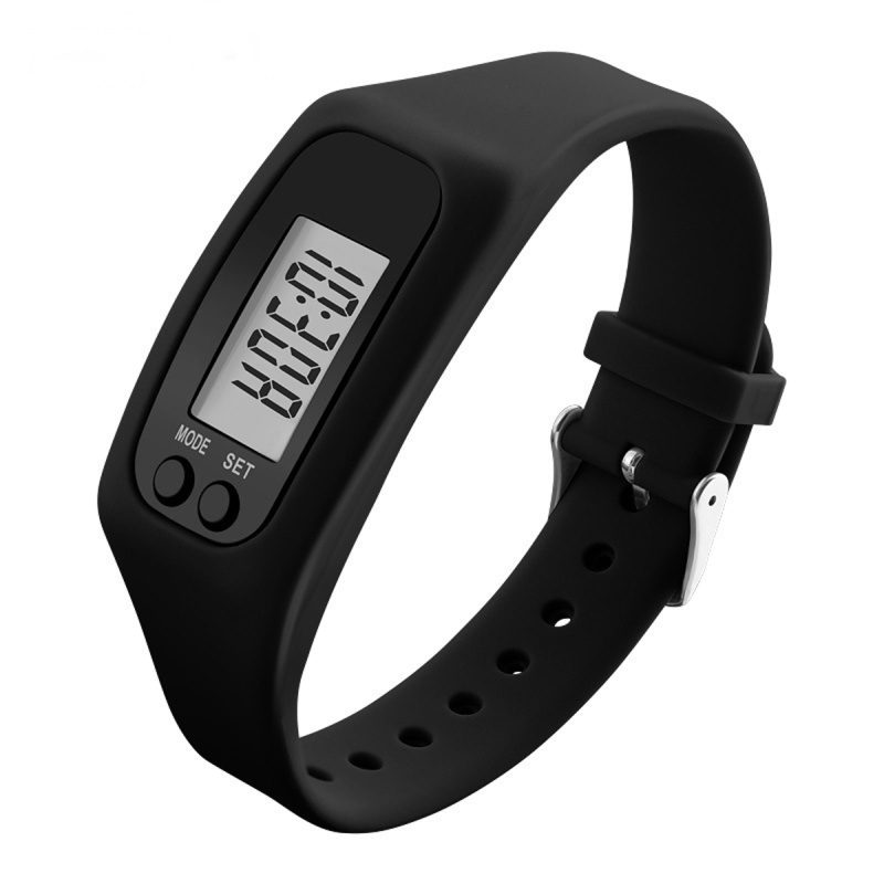 Silicone Digital Pedometer Bracelets - 1