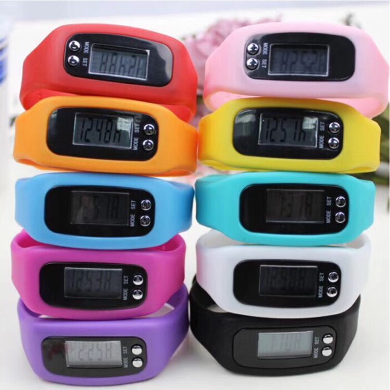 Silicone Pedometer Watch For Jogging - 1