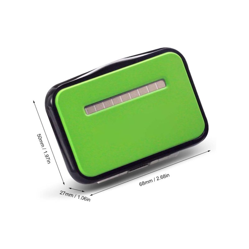 Solar Power Walking Pedometer With Clip - 1