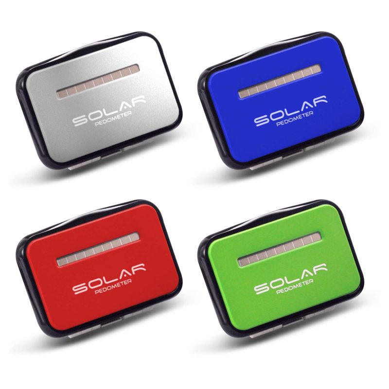 Solar Power Walking Pedometer With Clip - 2