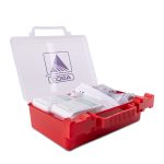 86 Piece OSHA Compliant First Aid Kit in Clear Hard Case - 3