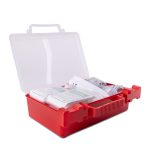 86 Piece OSHA Compliant First Aid Kit in Clear Hard Case - 4