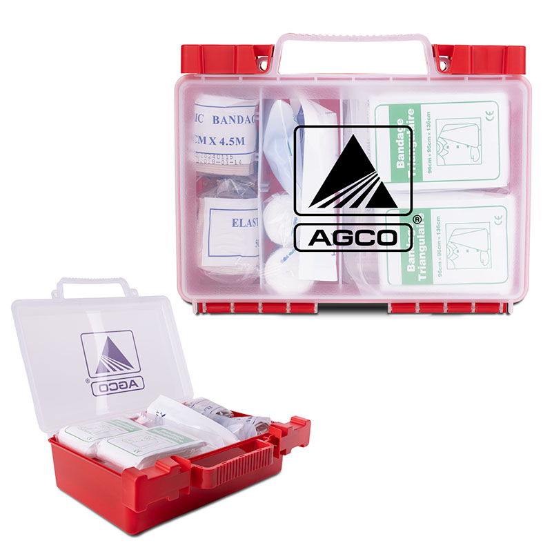 86-Piece-OSHA-Compliant-First-Aid-Kit-in-Clear-Hard-Case-H694 86 Piece OSHA Compliant First Aid Kit in Clear Hard Case